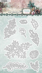 Studio Light Cutting Die Christmas Greens Christmas Blush