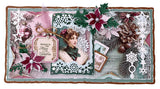 Studio Light Stamp And Cutting Dies Snowy ATC Christmas Blush 15 Pieces