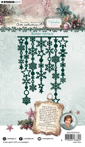 Studio Light Cutting Die  Winter Curtain Christmas Blush