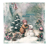 Studio Light Clear Stamp Holiday Wishes Christmas Blush 14 Pieces
