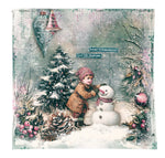 Studio Light Clear Stamp Winter Crackle Christmas Blush 1 Piece