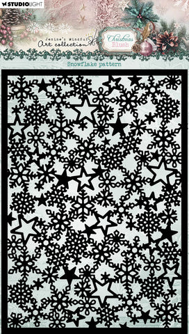 STUDIO LIGHT - Mask Snowflake Pattern Christmas Blush