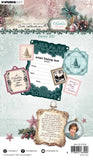 Studio Light Stamp And Cutting Dies Snowy ATC Christmas Blush 15 Pieces