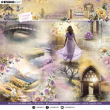 Studio Light Designer Paper Pad Collage Paper Growing & Blooming 36 Sheets
