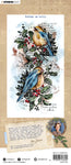 Studio Light Clear Stamp Robins On Holly Vintage Christmas 95x193x3mm 1 PC nr.545