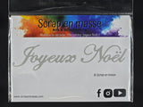 Scrap en masse Matrice de coupe Joyeux Noël 2