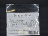 Scrap en masse Matrice de coupe Joyeux Noël 6