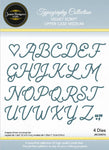 Jamie Rodgers Crafts -  Velvet Script - Upper Case Medium Die Set
