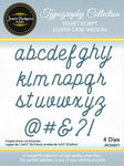 Jamie Rodgers Crafts -  Velvet Script - Lower Case Medium Die Set