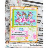 Kat Scrappiness Fabulous Feathered Friends 4x8 Stamp Set