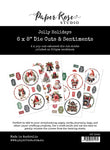 Paper Rose Jolly Holidays 6x8" Die Cuts & Sentiments