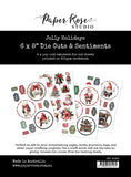 Paper Rose Jolly Holidays 6x8" Die Cuts & Sentiments