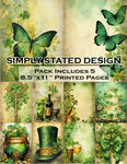 Simply Stated - St Patricks Day 8.5 x 11 Paper Pack