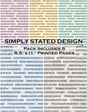 Simply Stated Dragoncore 8.5x11 Journal Paper Pack