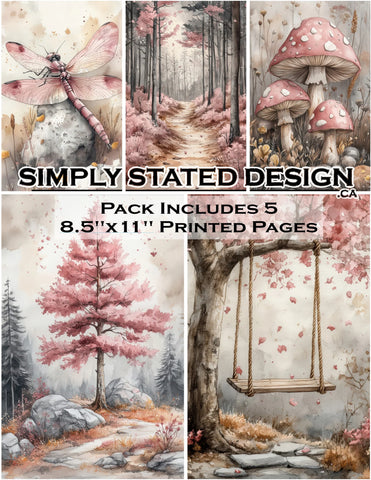 Simply Stated Pretty In Pink 8.5 x 11 Paper Pack