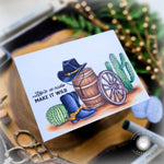 Honey Bee Stamps -Saddle Up - 6x8 Stamp Set