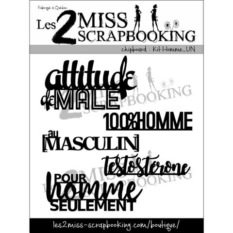 Les 2 miss scrapbooking Kit homme_un