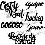 Les 2 miss scrapbooking Kit hockey