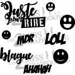 Les 2 miss scrapbooking Kit rire