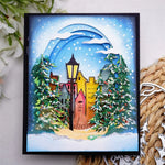 Kokorosa Metal Cutting Dies with 3Pcs Snowy Woods