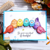 Kokorosa Metal Cutting Dies with Fluffy Birds