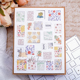 Kokorosa Metal Cutting Dies with Small Windows Background Board