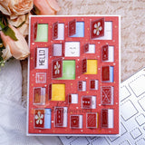 Kokorosa Metal Cutting Dies with Small Windows Background Board