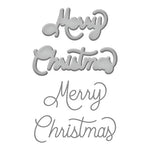 Spellbinders Classic Merry Christmas Etched Dies from the Classic Christmas Collection