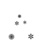 Lavinia Stamp - Snowflakes Stamp LAV206