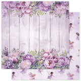 Paper Rose Lavender & Fairies Basics 12x12 Paper Collection