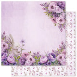 Paper Rose Lavender & Fairies Basics 12x12 Paper Collection