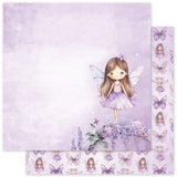 Paper Rose Lavender & Fairies Basics 12x12 Paper Collection