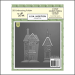 Lisa Horton Crafts Cosy Christmas Home 6x6 3D Embossing Folder & Dies