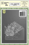 Lisa Horton Crafts Floribunda Petal Envelope A6 3D Embossing Folder & Die
