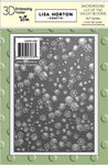Lisa Horton Crafts Mini Blooms - Lily Of The Valley Background 5x7 3D Embossing Folder
