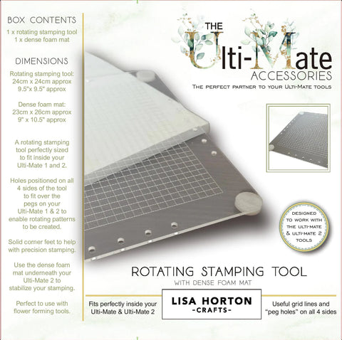 Lisa Horton Crafts Rotating Stamp Tool & Mat