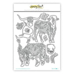 Honey Bee Stamps - Lovely Layers: Hooves & Horns - Honey Cuts