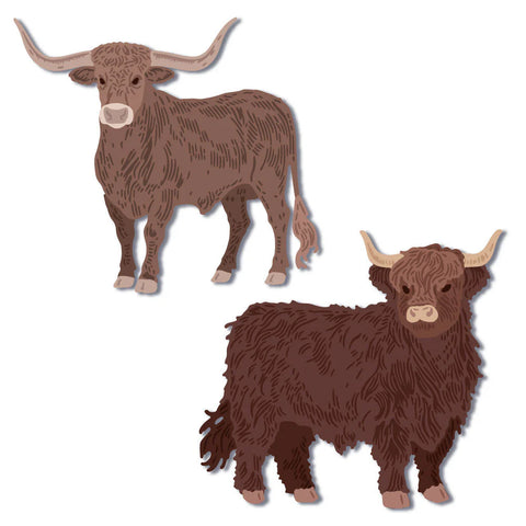 Honey Bee Stamps - Lovely Layers: Hooves & Horns - Honey Cuts
