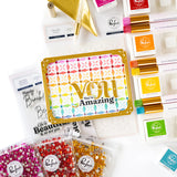 Pinkfresh Studio Kaleidoscope Stencil