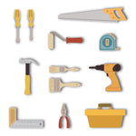 Honey Bee Stamps - Lovely Layers: Pegboard Garage Tools - Honey Cuts