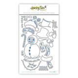 Honey Bee Lovely Layers: Vintage Snowman - Honey Cuts - Stand-Alone Dies