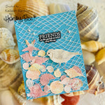 Honey Bee Stamps  Lovely Layers Small Seashells Dies