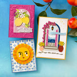Spellbinders Citrus Spritz Etched Dies from the La Dolce Vita Collection