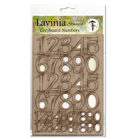 Lavinia Stamps - Greyboard Numbers