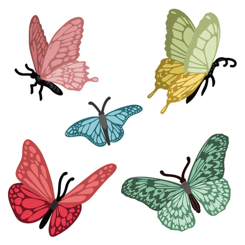 Honey Bee Stamps Butterflies - Lovely Layers Honey Cuts