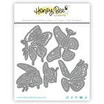 Honey Bee Stamps Butterflies - Lovely Layers Honey Cuts