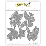 Honey Bee Stamps Butterflies - Lovely Layers Honey Cuts