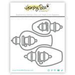 Honey Bee Stamps Ginger Jars - Lovely Layers Honey Cuts