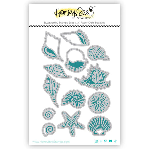 Honey Bee Stamps  Lovely Layers Small Seashells Dies