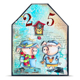AALL and Create - A7 Stamp Set - Holiday Pigs